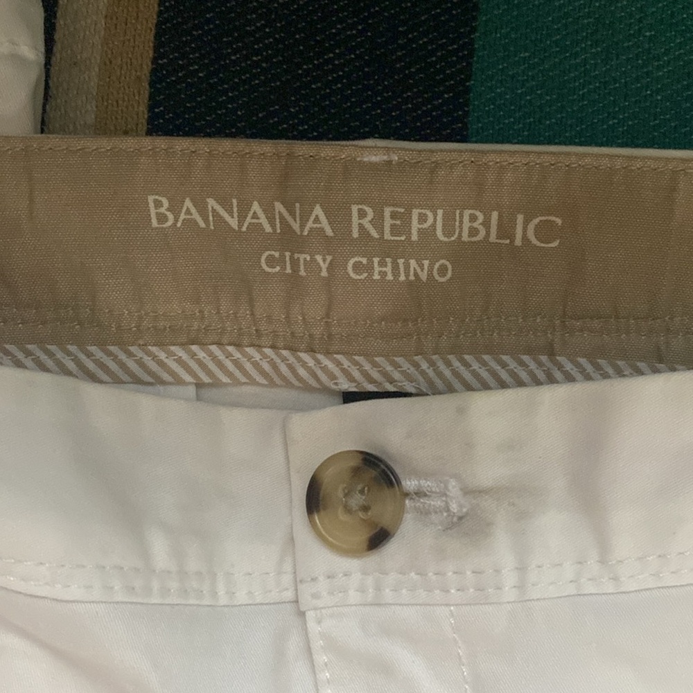 Banana Republic City Chino, white pants size 14 - Picture 4 of 8